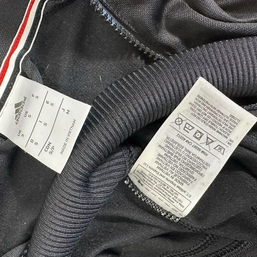 Adidas Manchester United Track Jacket Black Size Small